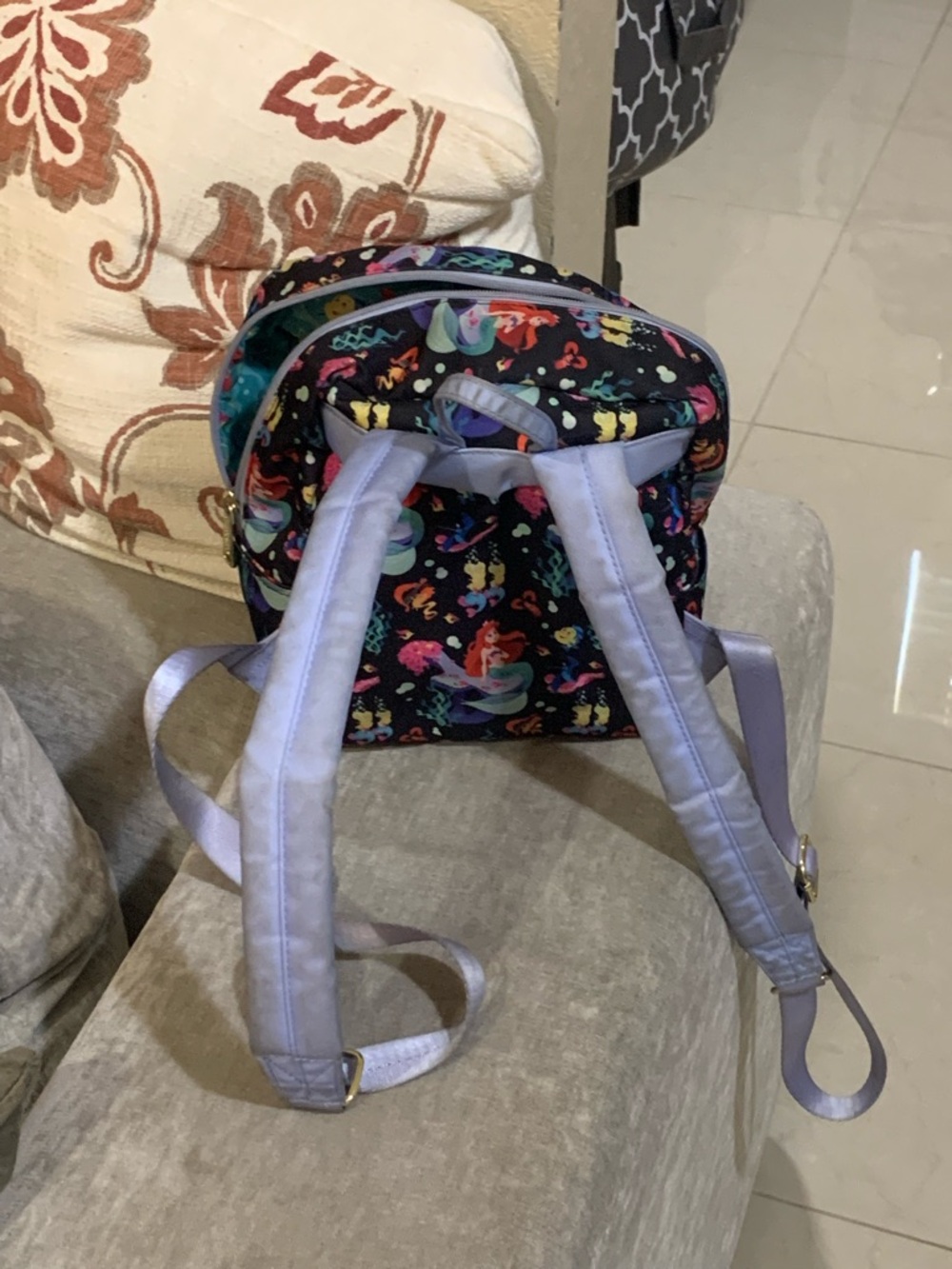 The Little Mermaid Loungefly Backpack - Picture 2 of 6